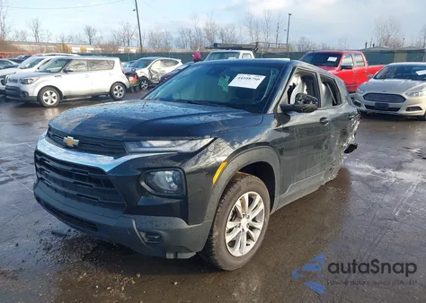 2021 Chevrolet Trailblazer Fwd Ls из США, поврежденный, VIN KL79MMS29MB012592